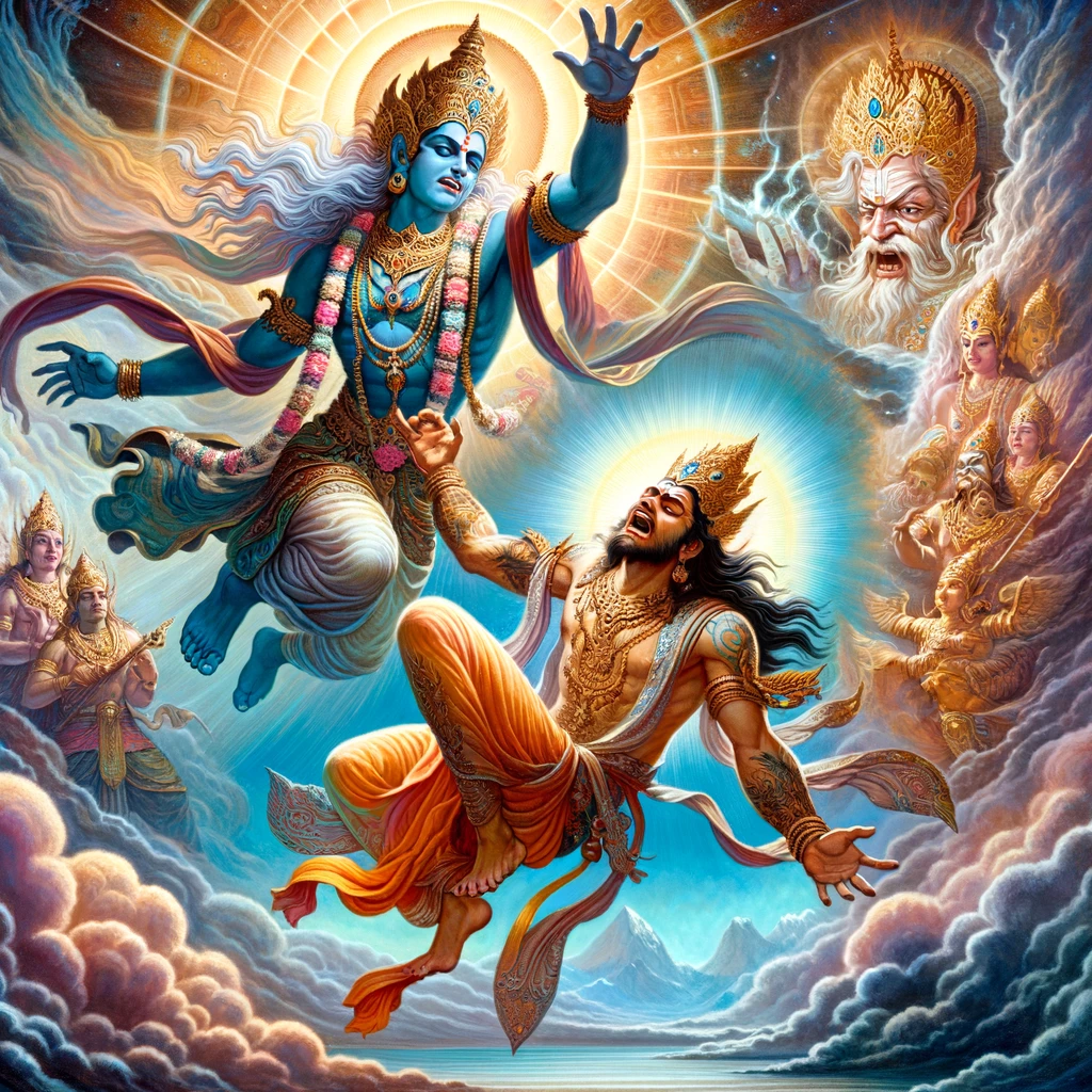 The Elevation of Trishanku and Other Feats by Vishvamitra